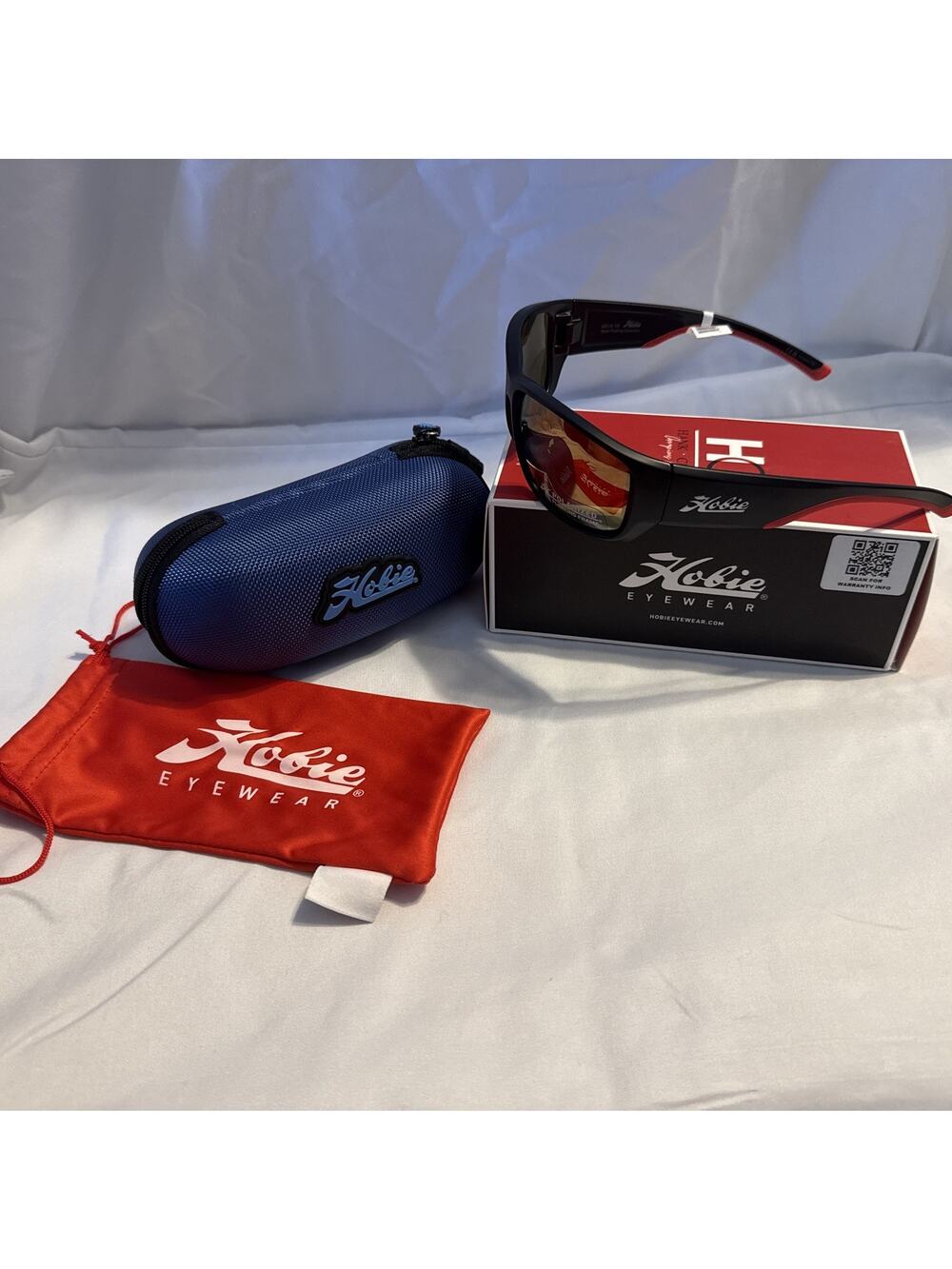 Hobie Hank Cherry Bluefin Float Sunglasses Sightmaster Lens Red/BLK Frame
